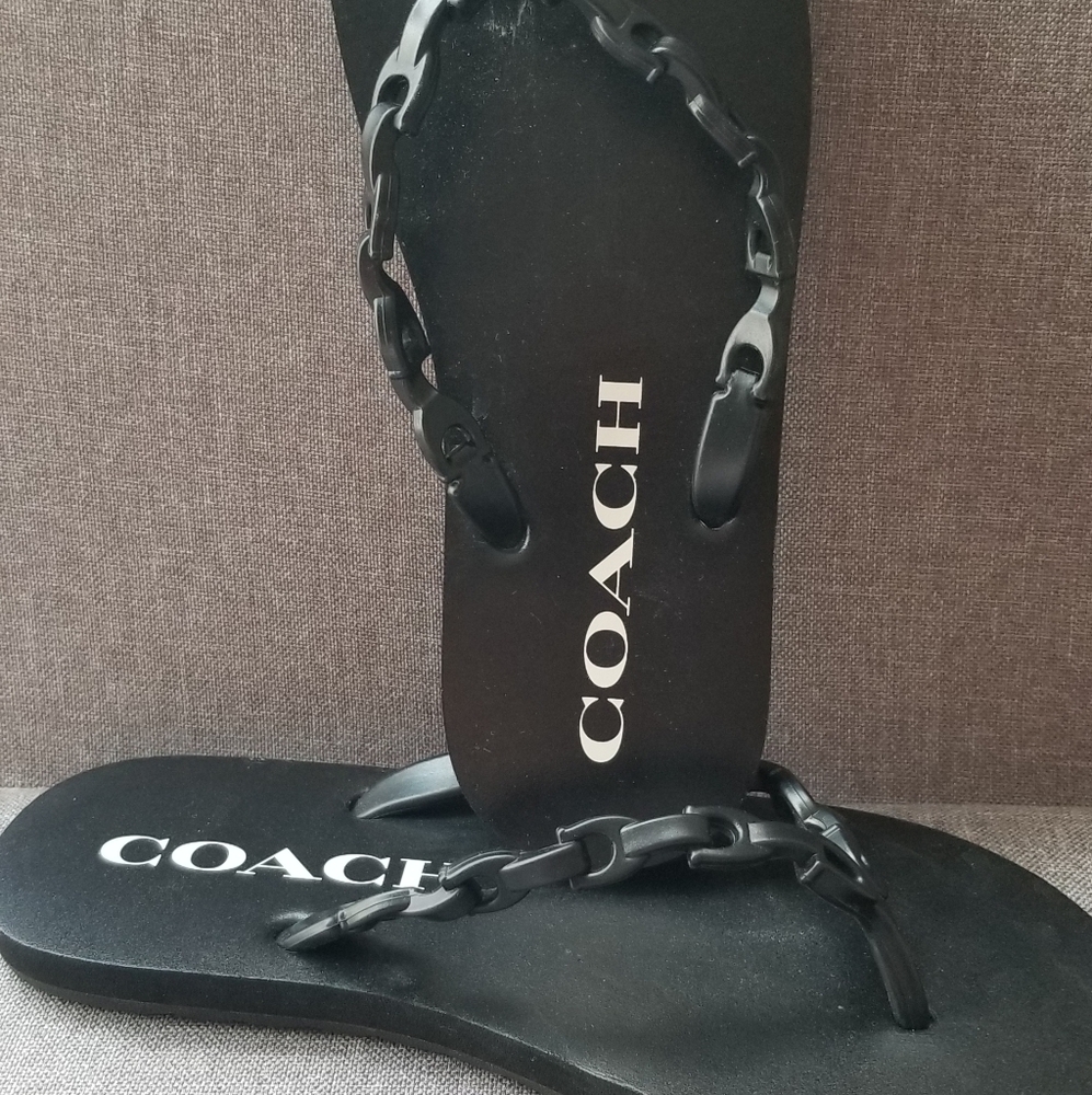 COACH flip flops